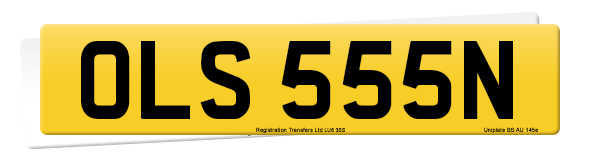 Registration number OLS 555N